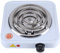 Placa Calefactora Eléctrica Pequeña, Estufa de 1 Fogón, Placa Calefactora de Viaje de 1000 W, Estufa de Camping con Temperatura Ajustable, para café, Agua, té, Cocina, Oficina,