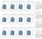 12 Sacchi per Aspirapolvere Compatibili con Miele GN - S2, S4, S5, S6, S8, Complete C2/C3, Classic C1, S2000, S5000 e S8000 con 4 Filtri di Scarico e 4 Filtri Motore