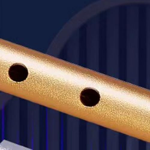 Klassische irische Pfeife Tin Penny Flöte, 6 Loch C/D Schlüssel, Holzblasinstrument, Gold/Silber/Schwarz (D)