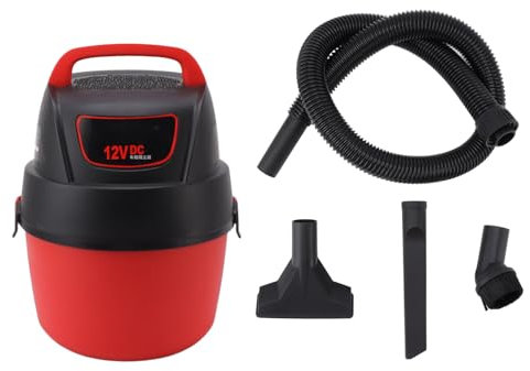 OUCRIY Aspirateur de Voiture Sec et Humide 100W 12VDC 5 Mètres 4 litres Aspirateur de Voiture Sec et Humide Professionnel pour Le Nettoyage de Voiture