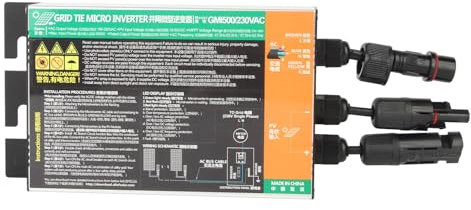 GMI Solar-Mikro-Wechselrichter, 500 W, Spannungsschutz, Stromschutz, Temperaturschutz, Inselnetzschutz, Sinuswellen-Mikro-Wechselrichter, AC220 V