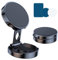 MOMOTOU Magnetisch Handyhalterung Auto 720° Klappbarer mit 6 Starke Magnet Runde Metall Autotelefonhalter mit Alle Smartphones
