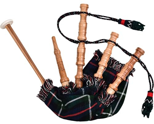 Mini Miniature Bagpipe, Rosewood Bagpipe for Beginners Playable Gift. (Mackenzie)