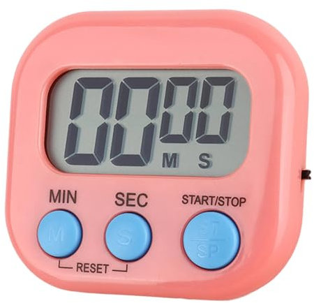 Digital Timer - Stoppuhr & Küchentimer Mit Großer LCD-Anzeige - Küchenwecker Magnetisch - Kurzzeitwecker & Eieruhr Inklusive AAA-Batterie Für Die Küche - Timer Digital Küche Für Lernen, Kochen, Sport