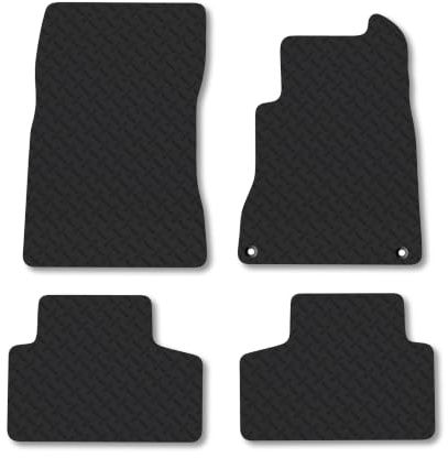 Mercedes GLB (2020+) 5mm Rubber Car Mats | Heavy Duty Rubber Tailored Fit Floor Mats Full Coverage Durable Waterproof Accessories Easy Clean Anti Slip Made in the UK