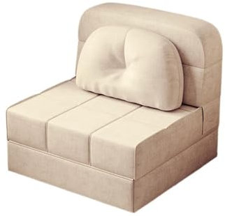 ZYDLMBJL Klappbares Schlafsofa, Modernes Klappsofa, umwandelbarer Schlafsessel und Futon-Couch for kleine Räume(Khaki,72cm)
