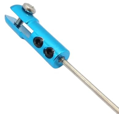 2mm U-Clip M2 Servo Horn Lenkstange Anschluss for Control Boot Modell Flugzeug Modell Ersatzteile(Blue)