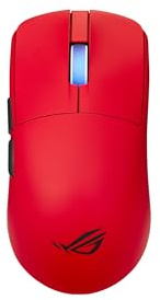 ASUS - Souris Gaming ROG Harpe Ace II Rouge | Probado por profesionales, para diestros, peso ligero, conectividad trimodo, sondeo 8K, batería 101H