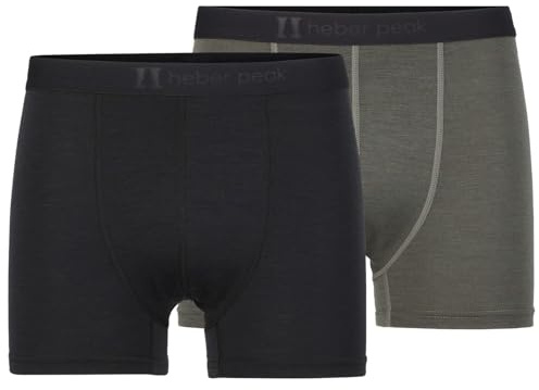 Heber Peak Herren MerinoMix165 PineconeHe. Boxer 2 Pack
