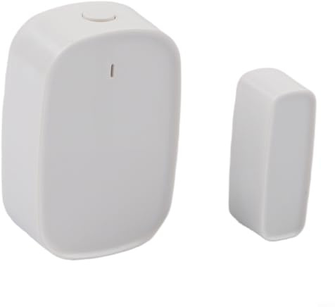 TONIXY 1 Pack for ZIGBEE 3.0 Smart Door And Window Sensor, Wireless Magnetic Detector For Tuya Alarm System, Real-Time For Home Security, Garage, Bedroom, White Abs