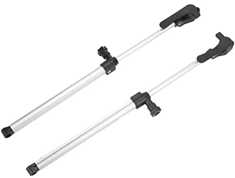 Dioche Tige de Support de Fenêtre de Camping-Car Télescopique en Alliage d'aluminium, 2 Pièces, 310-435mm, pour Remorque de Camping-Car