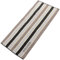 aqua-textil Wellness Saunatuch Doppelpack 80 x 200 cm Streifen schwarz Baumwolle Frottee Sauna Handtuch Strandtuch