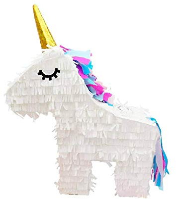 TIME FOR FIESTA MY-PIÑATA PIÑATAS & MORE Pinata Einhorn zum Befüllen mit Süßigkeiten - perfekt für den Kindergeburtstag, als Geschenkidee oder als Hochzeitsspiel