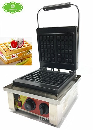 NP-540 - Waflera de dos rebanadas rectangular para hacer huevos eléctricos para helados (110 V)