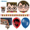 Harry Potter Party Tableware Supplies Plates Cups Napkins Balloon Party Pack for 16