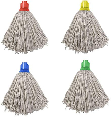 Aardvark Professional PY Yarn Mop Heads Yellow 16oz x 10