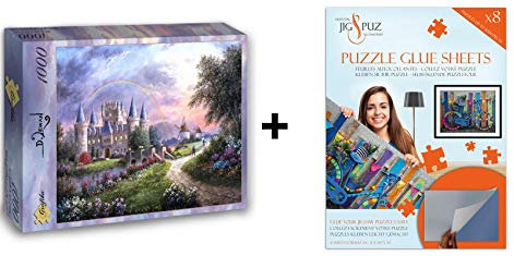 Grafika Puzzle 1000 pièces - Dennis Lewan - Inverary Castle + Colle