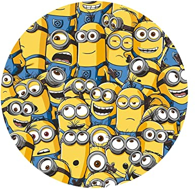 Tortenaufleger Minions, rund 20cm Fondantpapier PREMIUM