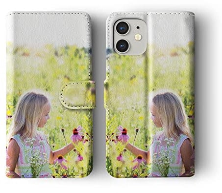 Tirita Personalised Custom Photo Wallet Flip Phone Case Compatible with iPhone 5 / 5s / SE 2016 - [01- Single Photo]