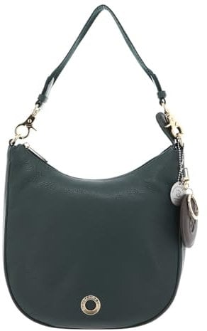 Mandarina Duck Damen Mellow Leather Schultertasche, Dark Forest