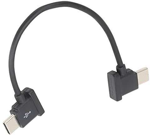 Alomejor 15cm Remote Controller Data Cable Type C to Type C for DJI Air 2/Mini 2 Drone
