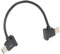 Alomejor 15cm Remote Controller Data Cable Type C to Type C for DJI Air 2/Mini 2 Drone