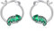 Chamäleon Creolen Ohrringe 925 Sterling Silber Niedliche Chamäleon Ohrringe Schmuck Geschenke für Damen Mädchen (Chamäleon)