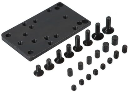 HOUSON Hunting Scope Sight Mount, Mounting Plate Adapter Red Dot Sight Fixing Plate RMR Visor Plates Mounting Plate Kit for Glock Pistol