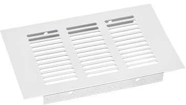 QUARKZMAN Cubierta de Rejilla de Ventilación de Retorno de Aire de Malla de Aleación de Aluminio, 1Pcs 150 x 100mm (Plata)