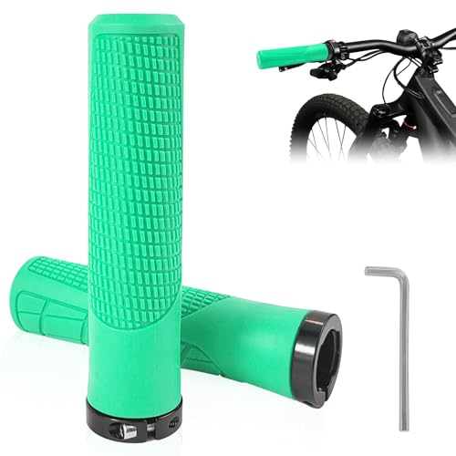 xiaoxiaozhijia Puños de Bicicleta Ergonómico,Manillar de Bici Universal de 22mm,Manillar de Empuñadura para MTB/BMX/Montaña/Bici Plegables/Bicicletas Urbanas/Scooter (Azul)