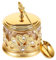 Cabilock Sucrier Sucrier Turc Avec Et Couvercle Pot À Condiments En Verre Serveur De Boîte En En Strass Doré Pour Morceau De Sucre Et Serveur De Sel De Sucre En Poudre