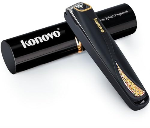 Konovo Coupe-ongles de voyage avec lime, pour femmes