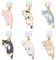 OLYCRAFT 6Pcs Type C Anti Dust Plugs 42mm Long Mobile Dustproof Plugs with Cat Pendants USB C Port Caps Protector Phone Pendants Accessory Charging Port Plugs Pendants for Most Type C Phone