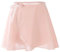 Ballettrock Mädchen Chiffon Ballett Wickelrock Tanzrock Verstellbare Taille Krawatten Ballett Rock Damen Rosa M