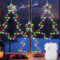 Joysing Christmas Window Star Lights - 3 Pack Battery Operated with Timer, LED Waterproof Hanging Decorations for Xmas Indoor Outdoor