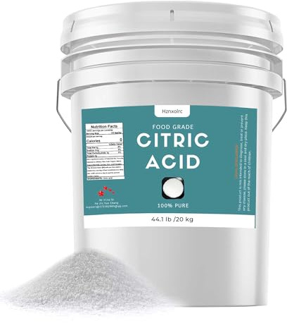 44.1lb Citric Acid Powder Food Grade, Citric Acid Crystals, 100% Pure