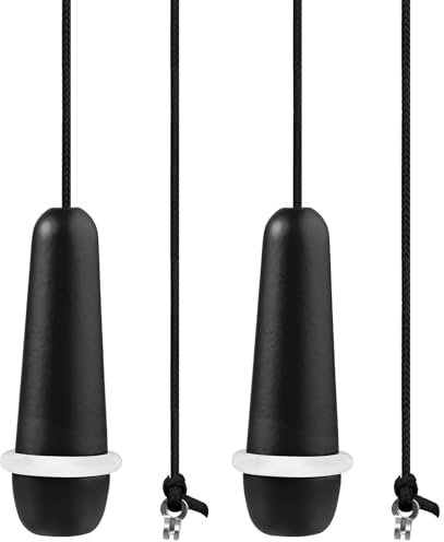 2 Pieces Bathroom Light Pull Cord Handle with 150cm Cord Connector Light Pull Chain Extension Replacement Weighted Cord Pull Ends for Bathroom Toilet Light Ceiling Light Fan Switch - Teardrop Design