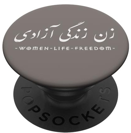 Women Life Freedom, Zan Zendegi Azadi, Flagge des Irans, dunkel PopSockets Klebender PopGrip