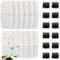 Filtros Fuente para Gatos, 12 Filtros + 12 Esponjas, Filtros compatibles con Fuente para Gatos sin Cable TOPPLEE, Filtración de Pelo Flotante y Ablandamiento de Agua