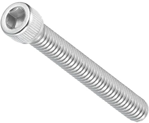 METALLIXITY Socket Head Cap Screw(1/4-20x2)10Pcs, 304 Stainless Steel | Steel Allen Socket Drive - Machine Internal Hex Screw UNC Coarse Thread, Silver Tone