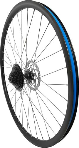 Hinterrad XB3 robuste Felge ETRTO-622-21 Hohlkammer 28 und 29 Zoll mit 9 Fach Kassette mit 160 mm Disc 6-Loch