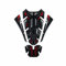 Motorrad-Tankaufkleber Für K&awasaki Für Ninja ZX25R ZX10R ZX6R ZX4R ZX4RR 650 500 400 125 Aufkleber Aufkleber Pad Tankpads(ROT)