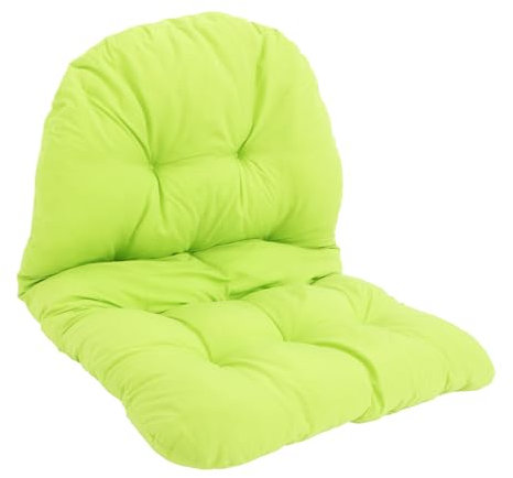 BESPORTBLE Hängekorb Sitzkissen Lendenwirbel Dekorkissen Für Gartenbank Hängekorb Stuhlkissen Schaukel Hänge Ei Sitzkissen Runde Kissen Stühle Gepolsterte Unterlage Polyester Grün