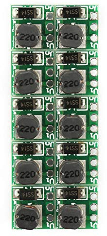 SustVita DC-DC Boost Converter Module 0.9V to 5V Input 5V Fixed Output 85% Efficiency Step Up Converter Module for DIY Battery Powered Projects 10 Pack