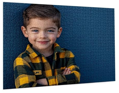 Personalisiertes Foto Puzzle Selbst Gestalten - Fotopuzzle mit Eigenem Bild (1000-5000 Teile) - Gestalte Selbst Puzzle, Personalisierte Geschenke mit Foto für Mama, Familie zum Geburtstag C-1000