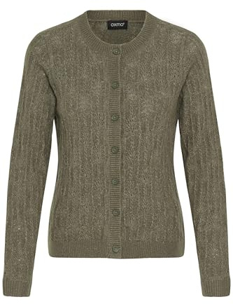 OXMO OXSinva Damen Strickjacke Feinstrick Cardigan