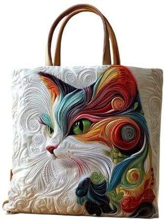 Generisch 2026-Gesteppte Handtasche, ideal für Reisen, Einkaufen und Strand, Schultertasche