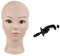 Mannequin-Kopf, weiblich ohne Haare, zum Üben für Perückenherstellung und Ausstellen von Perücken, mit Tischklemme (GT-02)