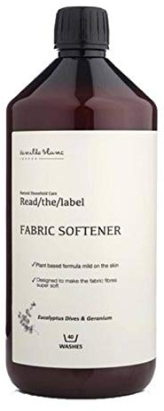 Vanilla Blanc Read/the/label Natürlicher Weichspüler mit ätherischen Bio-Ölen (Eukalyptus-Tauchgänge & Geranie)