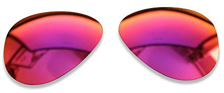 PolarLens Polarisierte Ersatzgläser für Ray-Ban Aviator RB 3025 58 mm – kompatibel mit Ray-Ban Aviator RB3025 58 mm Sonnenbrille, rot, blau, Einheitsgröße